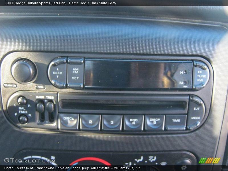 Flame Red / Dark Slate Gray 2003 Dodge Dakota Sport Quad Cab