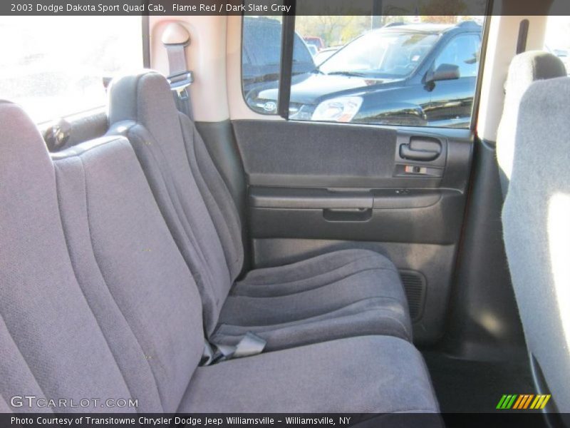 Flame Red / Dark Slate Gray 2003 Dodge Dakota Sport Quad Cab