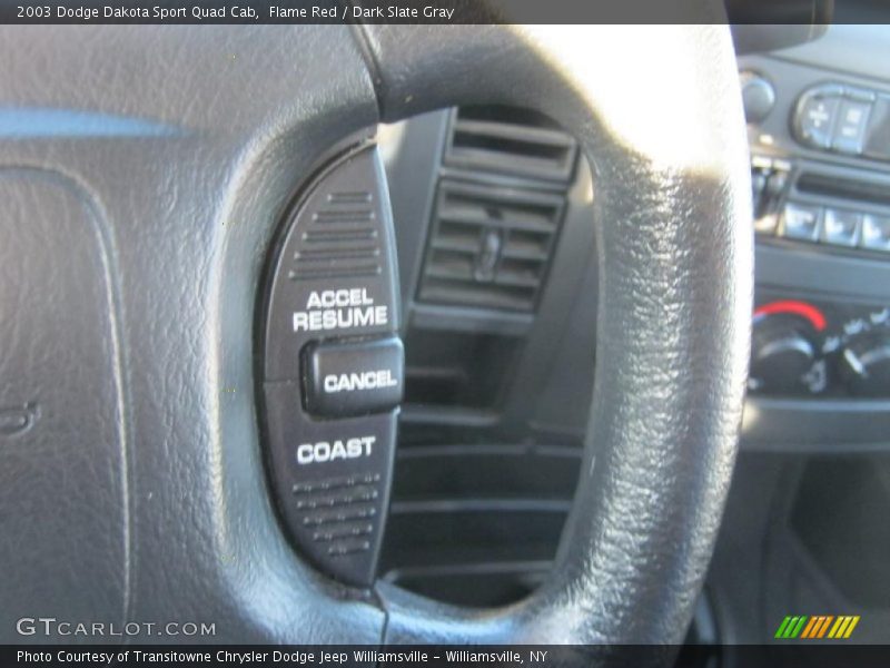 Flame Red / Dark Slate Gray 2003 Dodge Dakota Sport Quad Cab