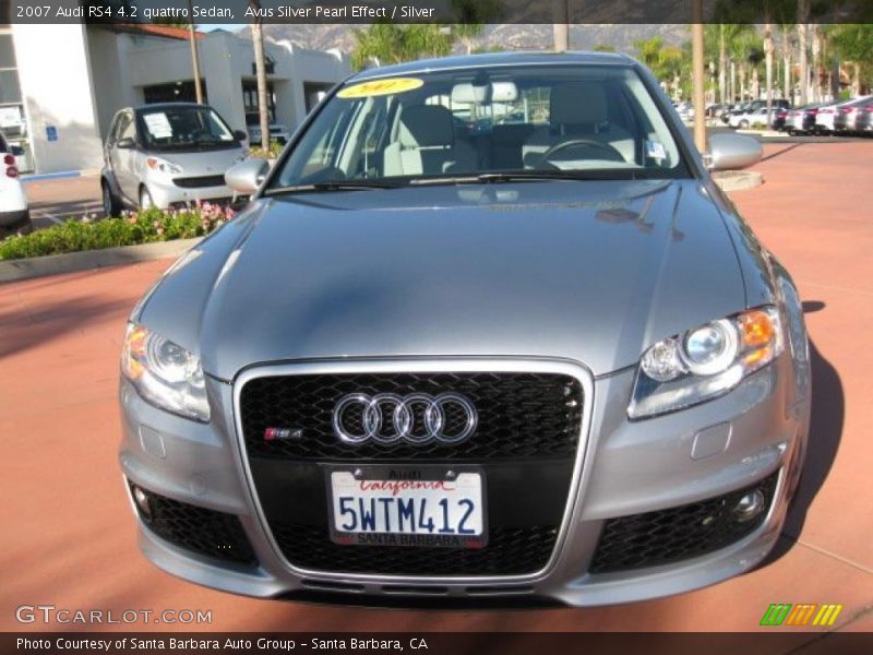 Avus Silver Pearl Effect / Silver 2007 Audi RS4 4.2 quattro Sedan