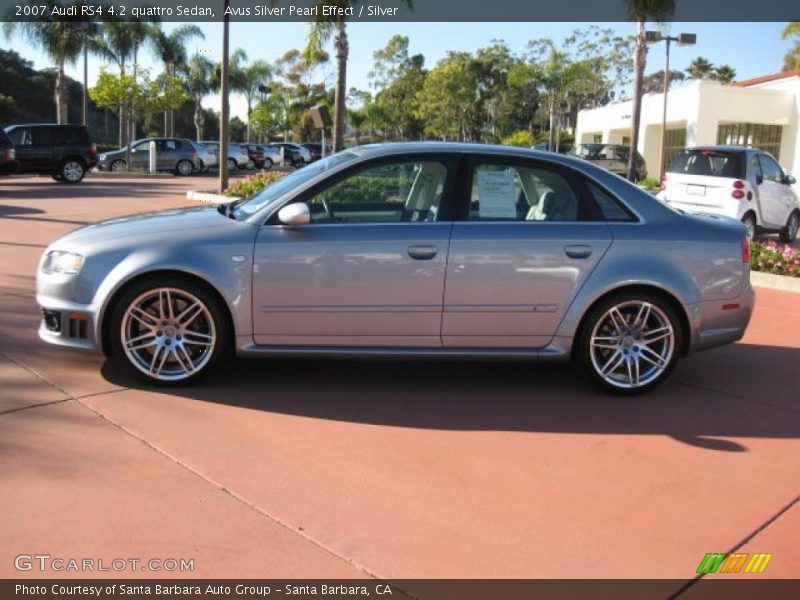 Avus Silver Pearl Effect / Silver 2007 Audi RS4 4.2 quattro Sedan