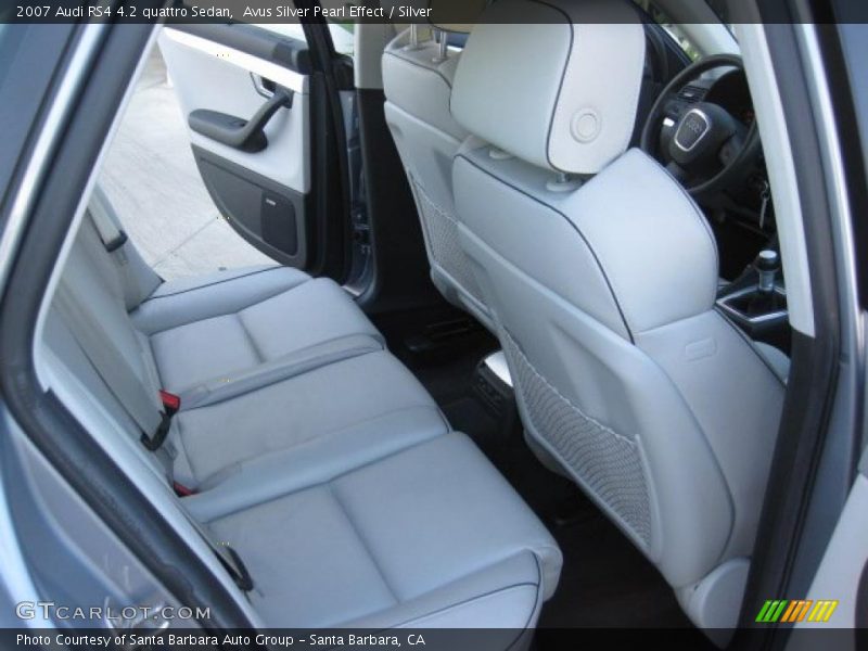  2007 RS4 4.2 quattro Sedan Silver Interior