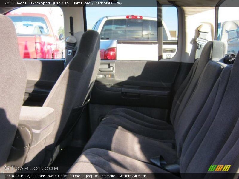 Flame Red / Dark Slate Gray 2003 Dodge Dakota Sport Quad Cab