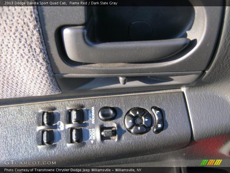 Flame Red / Dark Slate Gray 2003 Dodge Dakota Sport Quad Cab