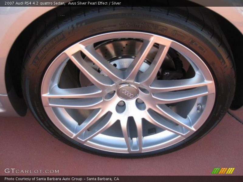 Avus Silver Pearl Effect / Silver 2007 Audi RS4 4.2 quattro Sedan