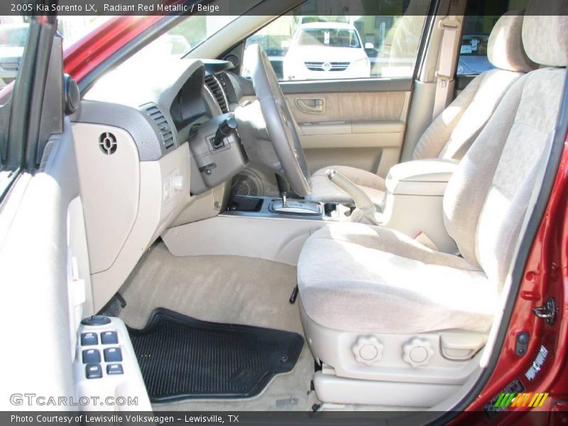 Radiant Red Metallic / Beige 2005 Kia Sorento LX