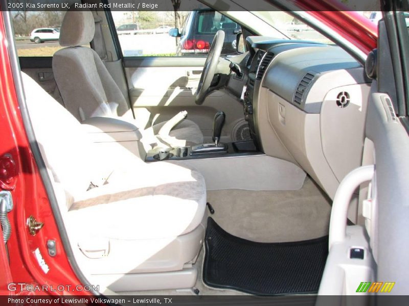 Radiant Red Metallic / Beige 2005 Kia Sorento LX