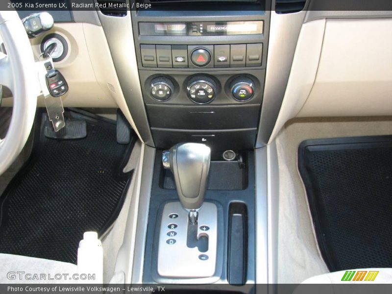 Radiant Red Metallic / Beige 2005 Kia Sorento LX