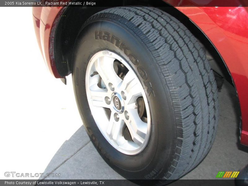 Radiant Red Metallic / Beige 2005 Kia Sorento LX