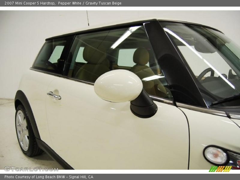 Pepper White / Gravity Tuscan Beige 2007 Mini Cooper S Hardtop