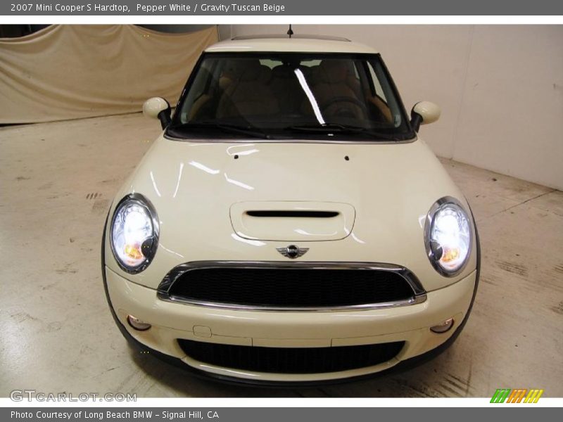 Pepper White / Gravity Tuscan Beige 2007 Mini Cooper S Hardtop