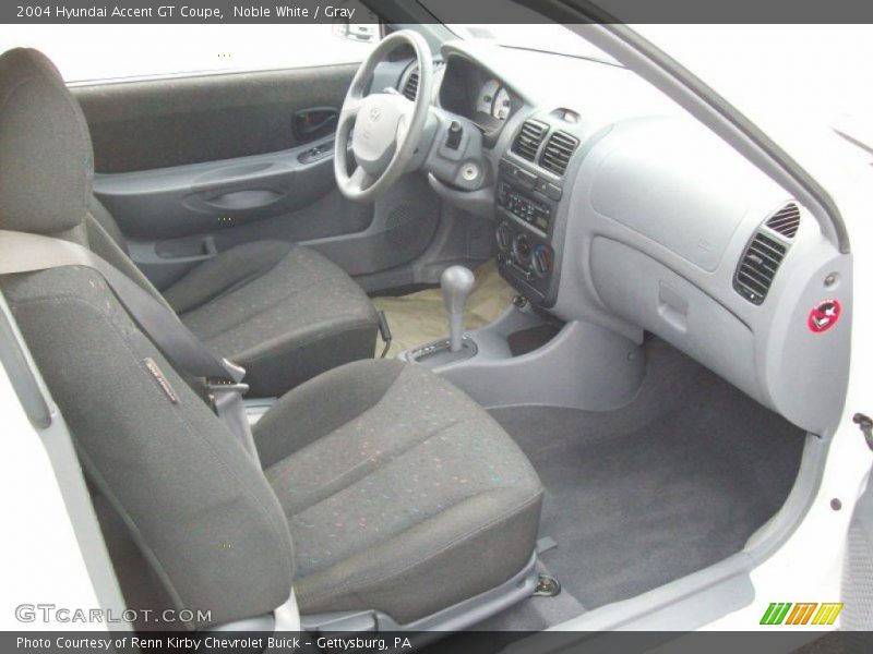  2004 Accent GT Coupe Gray Interior