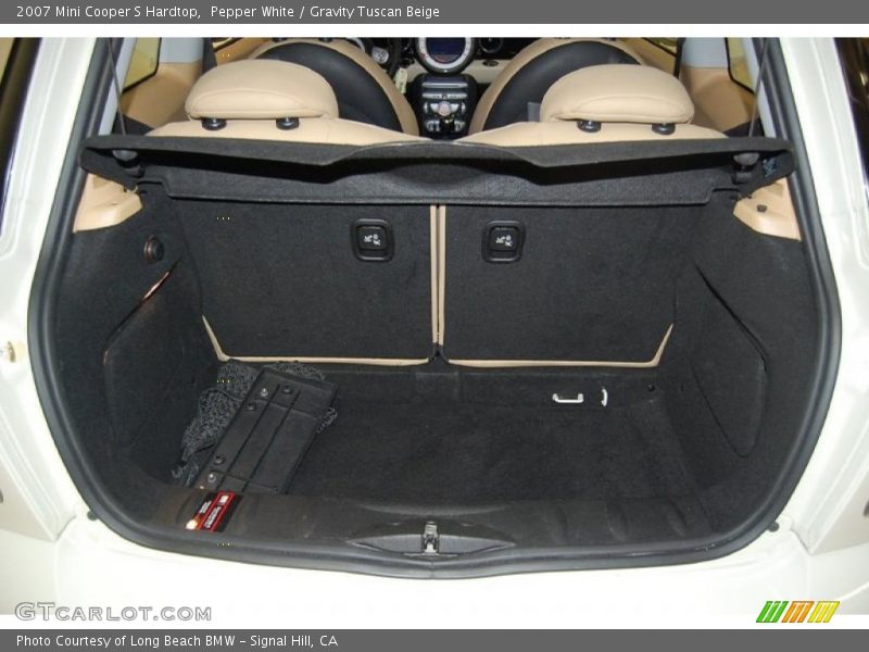 Pepper White / Gravity Tuscan Beige 2007 Mini Cooper S Hardtop