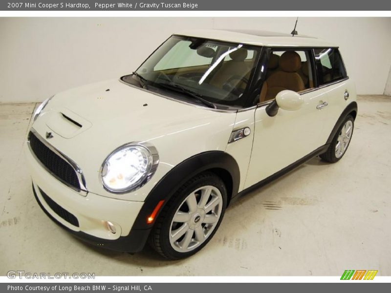Pepper White / Gravity Tuscan Beige 2007 Mini Cooper S Hardtop
