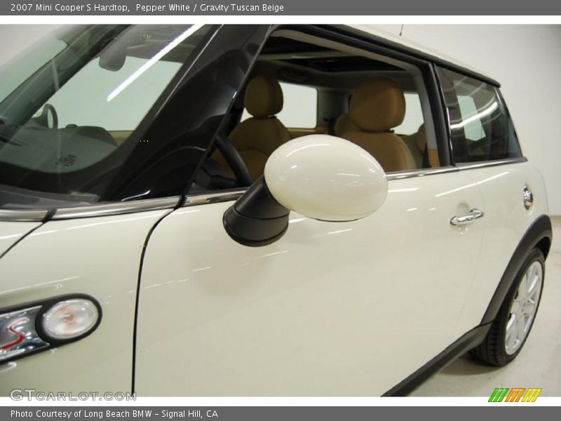 Pepper White / Gravity Tuscan Beige 2007 Mini Cooper S Hardtop