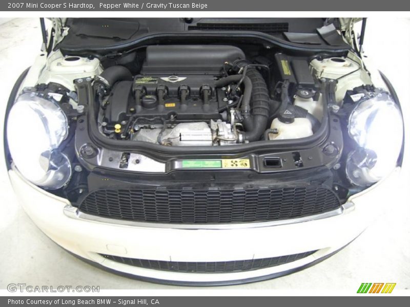 Pepper White / Gravity Tuscan Beige 2007 Mini Cooper S Hardtop
