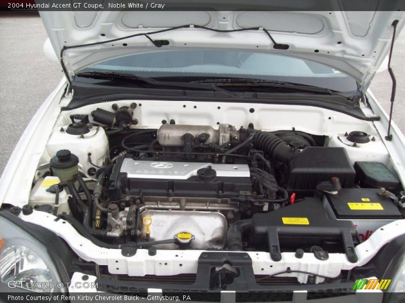  2004 Accent GT Coupe Engine - 1.6 Liter DOHC 16-Valve 4 Cylinder