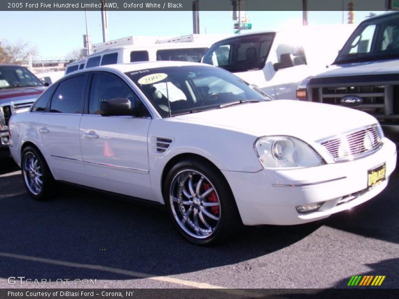 Oxford White / Black 2005 Ford Five Hundred Limited AWD