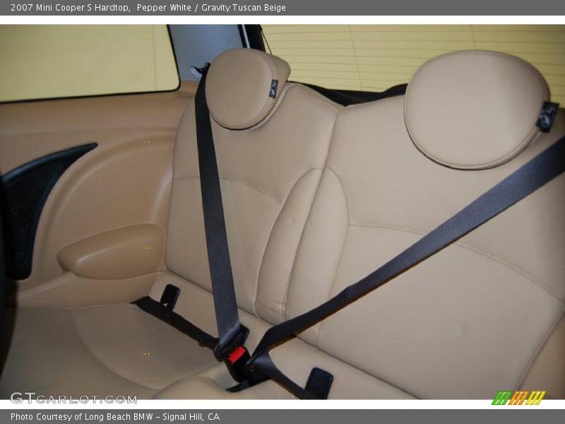 Pepper White / Gravity Tuscan Beige 2007 Mini Cooper S Hardtop