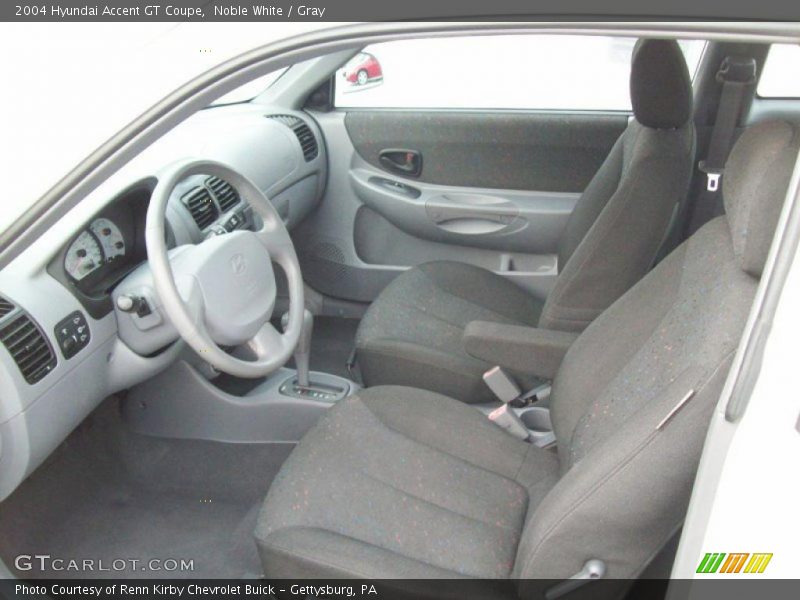  2004 Accent GT Coupe Gray Interior