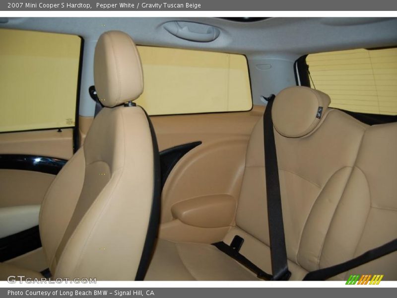Pepper White / Gravity Tuscan Beige 2007 Mini Cooper S Hardtop