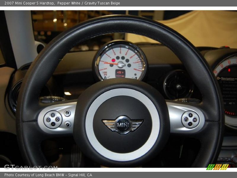 Pepper White / Gravity Tuscan Beige 2007 Mini Cooper S Hardtop