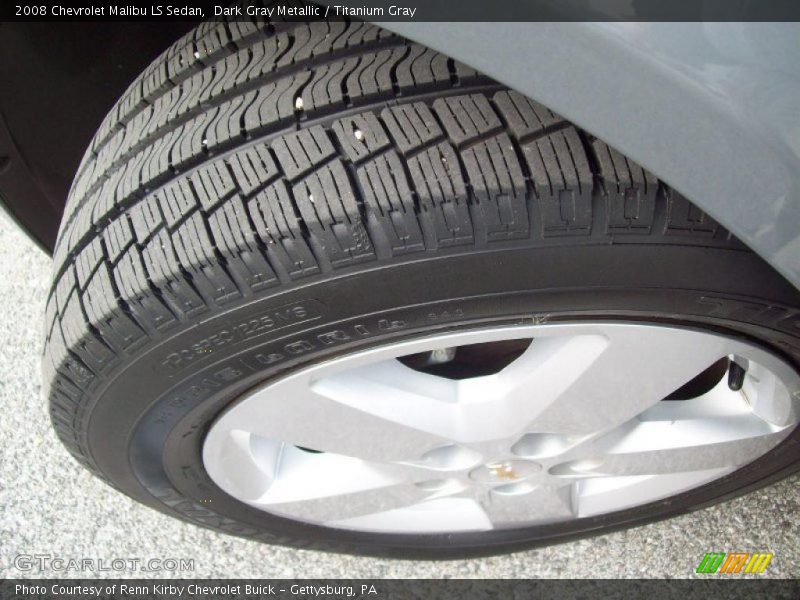Dark Gray Metallic / Titanium Gray 2008 Chevrolet Malibu LS Sedan
