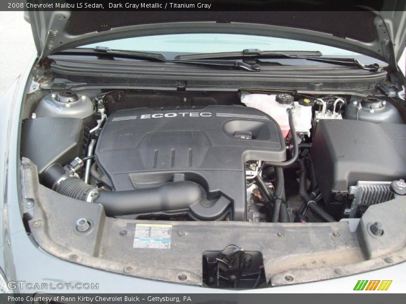 Dark Gray Metallic / Titanium Gray 2008 Chevrolet Malibu LS Sedan