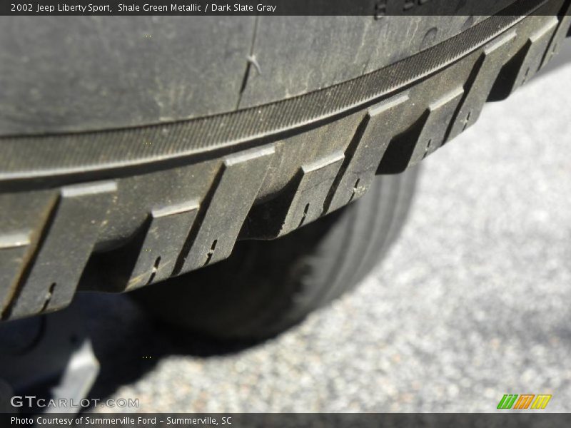 Shale Green Metallic / Dark Slate Gray 2002 Jeep Liberty Sport
