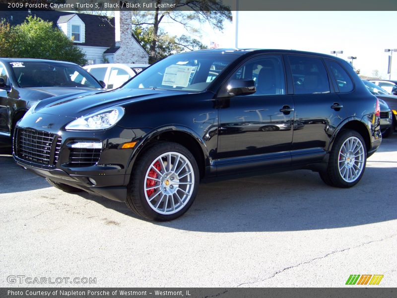 Black / Black Full Leather 2009 Porsche Cayenne Turbo S