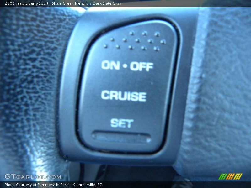 Shale Green Metallic / Dark Slate Gray 2002 Jeep Liberty Sport
