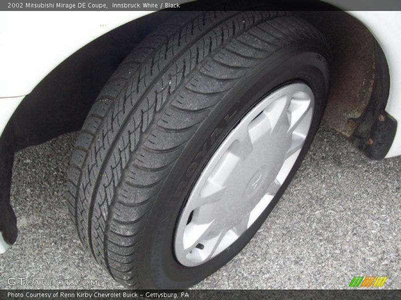 Innsbruck White / Black 2002 Mitsubishi Mirage DE Coupe