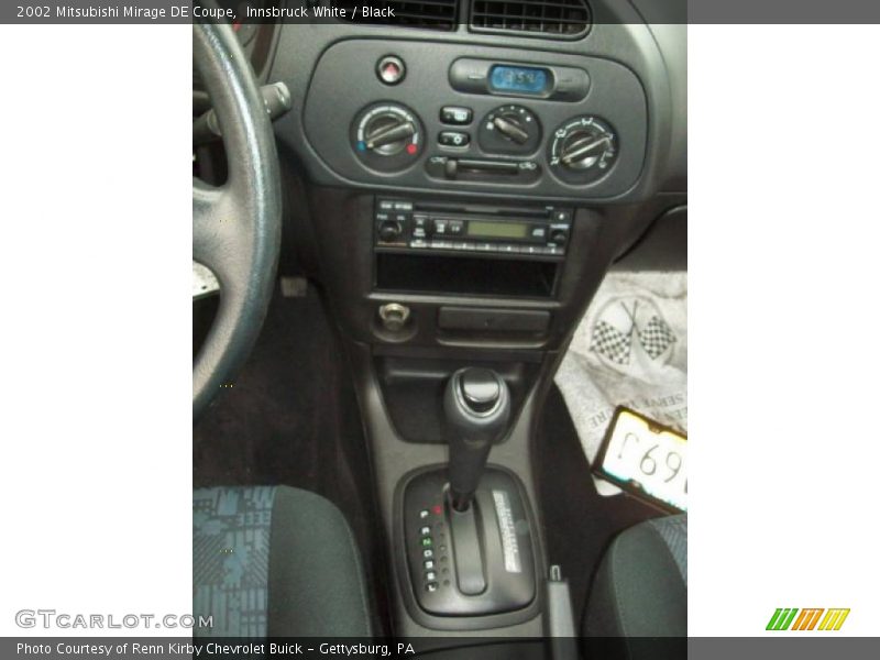 Innsbruck White / Black 2002 Mitsubishi Mirage DE Coupe