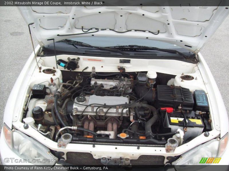  2002 Mirage DE Coupe Engine - 1.5 Liter SOHC 12-Valve 4 Cylinder