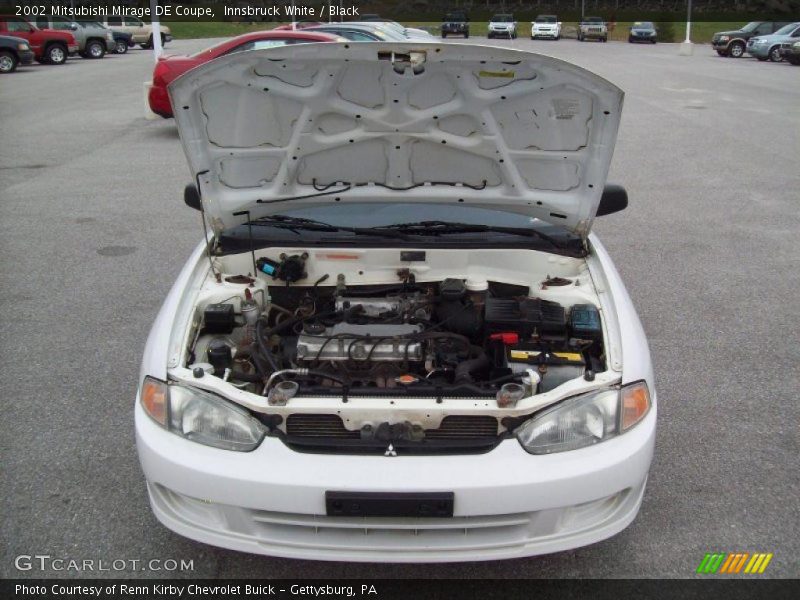 Innsbruck White / Black 2002 Mitsubishi Mirage DE Coupe