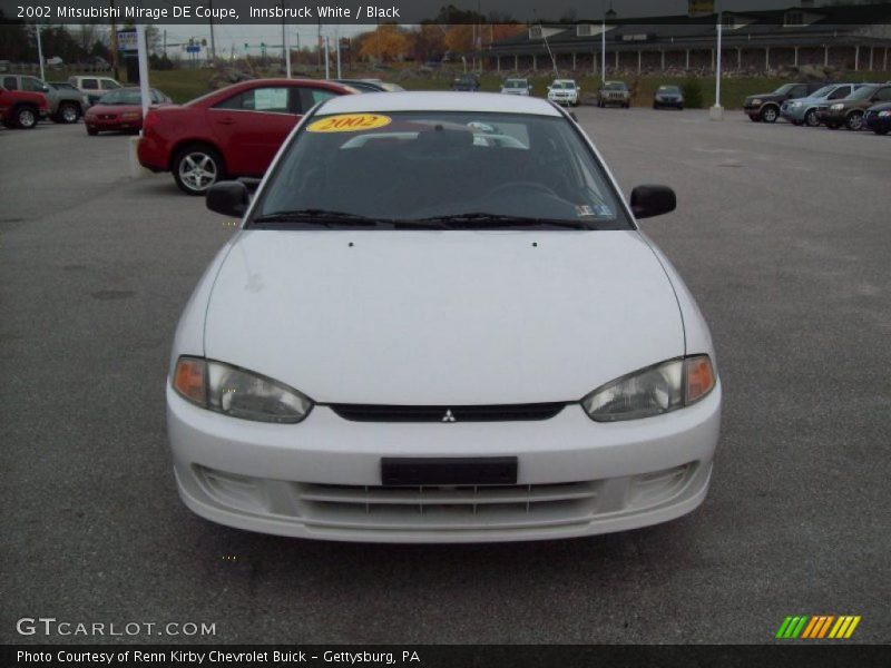 Innsbruck White / Black 2002 Mitsubishi Mirage DE Coupe