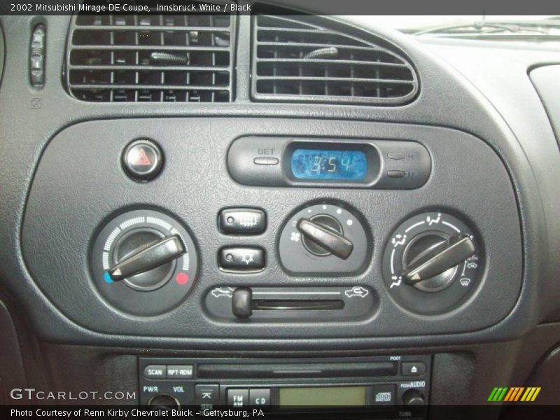 Innsbruck White / Black 2002 Mitsubishi Mirage DE Coupe