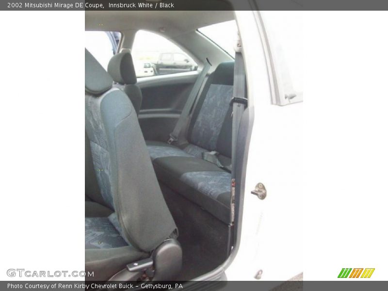 Innsbruck White / Black 2002 Mitsubishi Mirage DE Coupe