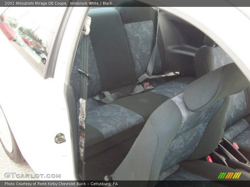 Innsbruck White / Black 2002 Mitsubishi Mirage DE Coupe