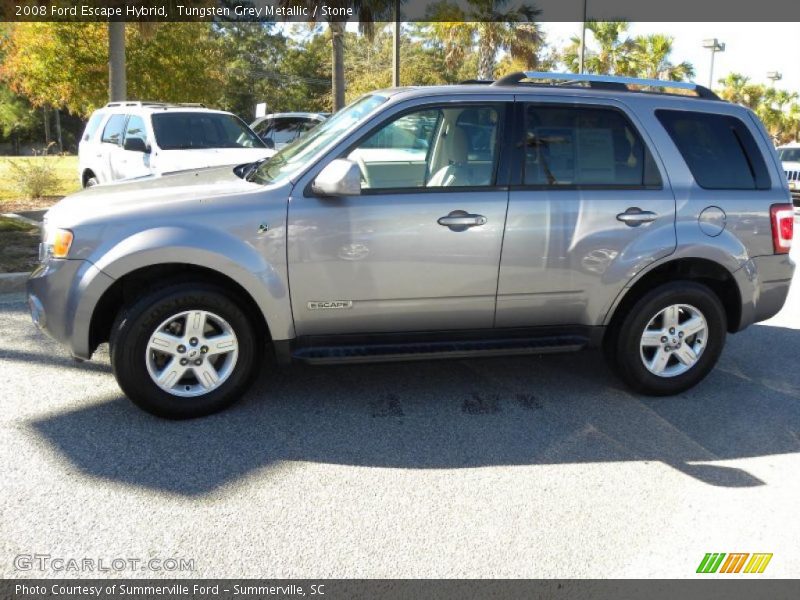 Tungsten Grey Metallic / Stone 2008 Ford Escape Hybrid