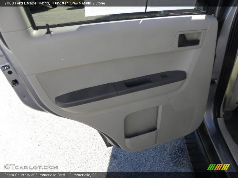 Tungsten Grey Metallic / Stone 2008 Ford Escape Hybrid