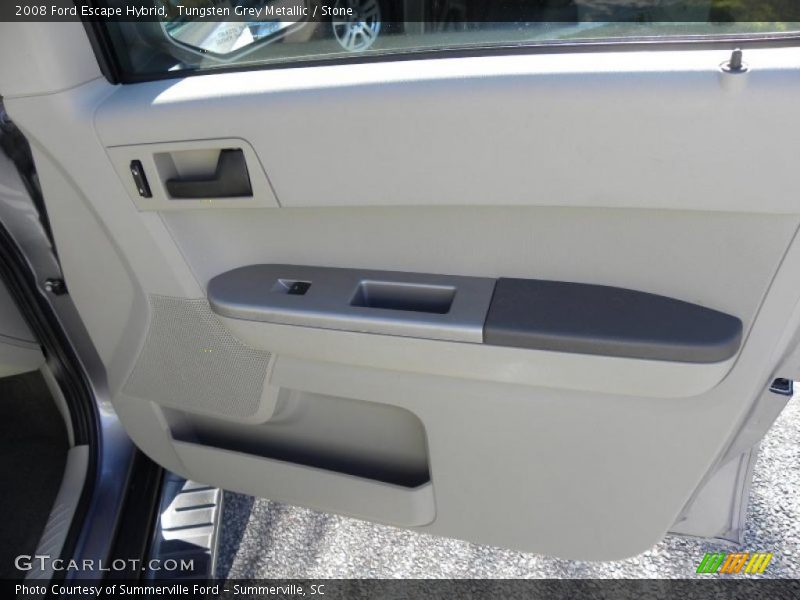Tungsten Grey Metallic / Stone 2008 Ford Escape Hybrid
