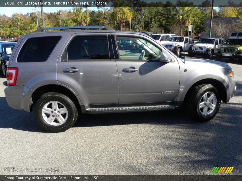 Tungsten Grey Metallic / Stone 2008 Ford Escape Hybrid