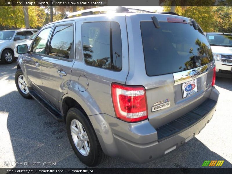 Tungsten Grey Metallic / Stone 2008 Ford Escape Hybrid