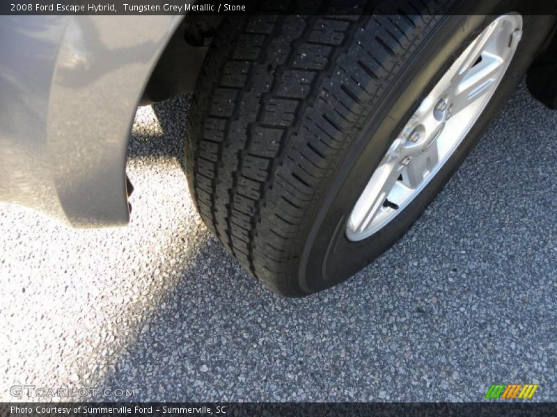 Tungsten Grey Metallic / Stone 2008 Ford Escape Hybrid