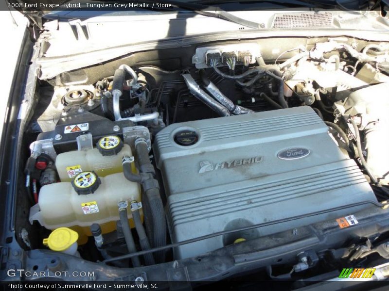 Tungsten Grey Metallic / Stone 2008 Ford Escape Hybrid