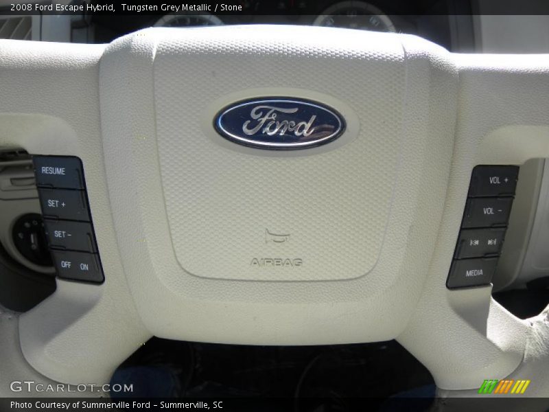 Tungsten Grey Metallic / Stone 2008 Ford Escape Hybrid