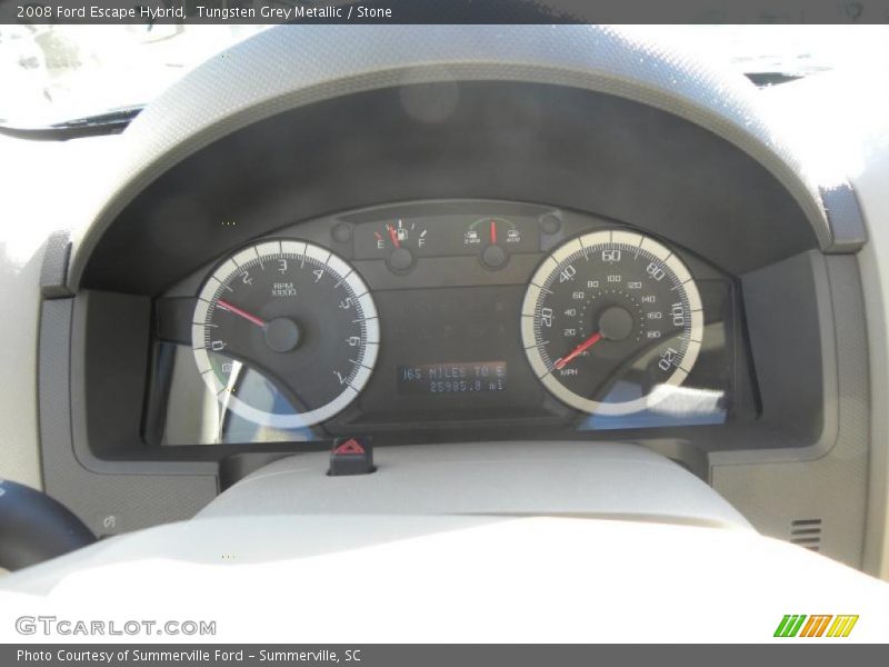 Tungsten Grey Metallic / Stone 2008 Ford Escape Hybrid