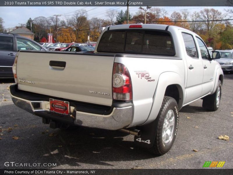 Silver Streak Mica / Graphite 2010 Toyota Tacoma V6 SR5 TRD Double Cab 4x4