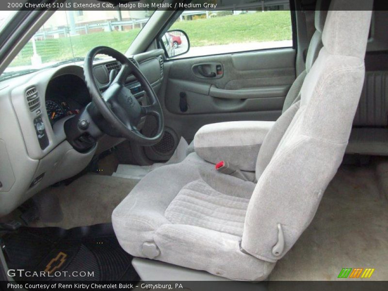 Medium Gray Interior - 2000 S10 LS Extended Cab 